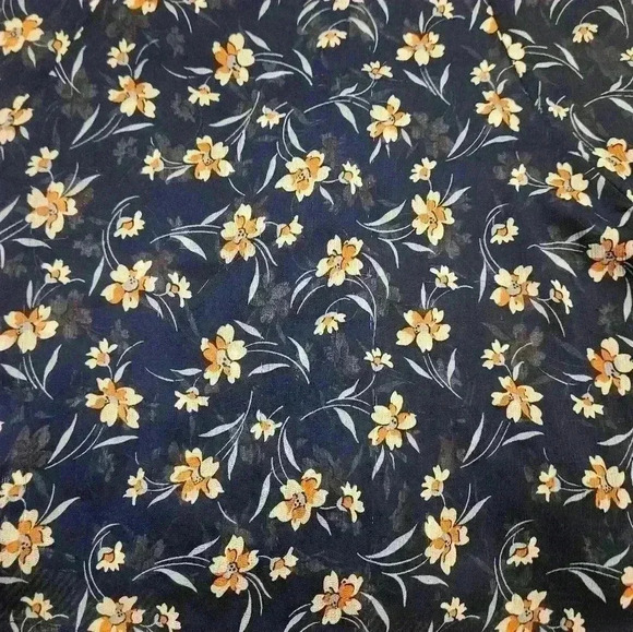 Old Navy Maternity Womens Sheer Blue And Red Floral Design Sleeveless Top Size M - Picture 2 of 7